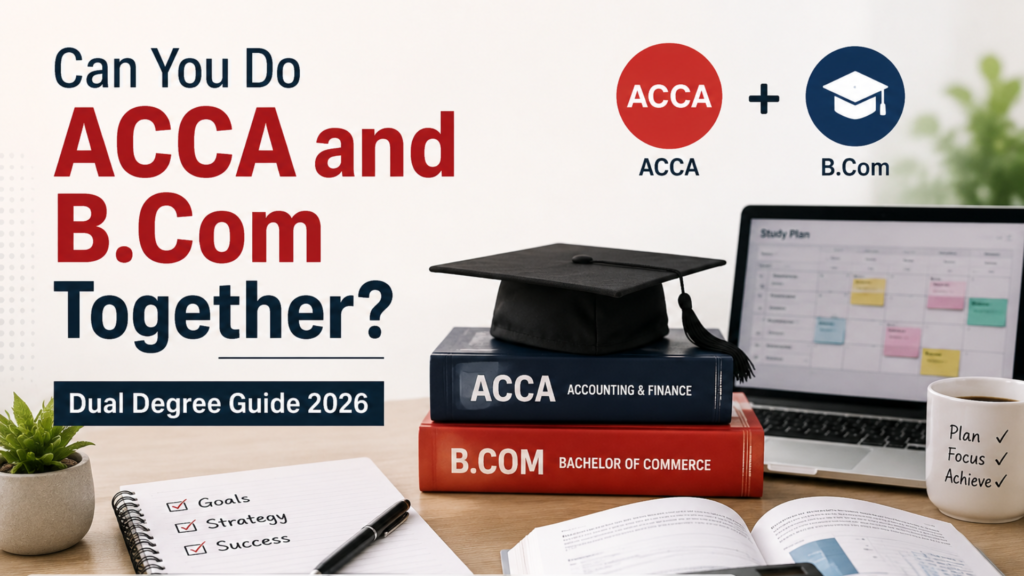 Can you do ACCA and B.Com